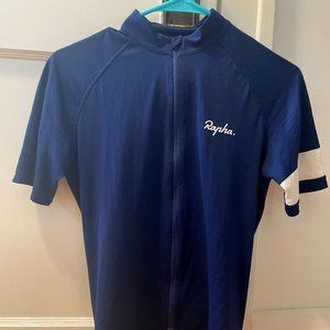 RAPHA Core Lightweight Mens Small S Short Sleeve Cycling Jersey | NAVY |